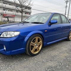 ☆希少☆ マツダスピードファミリア 青セダン・5速マニュアル　車検付令和7年11月23日までの画像