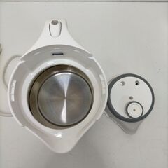 ティファール電気ケトル　ジャスティンプラス　ロック　白　1L　250730-4Yの画像