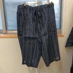 0730-130 甚兵衛3点セット　ジンベエ　LL　半ズボン、長ズボンセットの画像