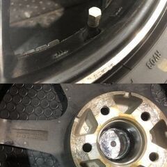 タイヤ走行短め【YOKOHAMA RV03 215/50R17】夏タイヤ【ENKEI EuroHart ユーロハート 17インチ 7J5HPCD100+50】インプレッサ等 (KTD483)クレジットカード QRコード決済可能の画像