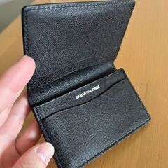 【ほぼ新品】SAMANTHA KINGZ（サマンサキングズ）レザー名刺入れの画像