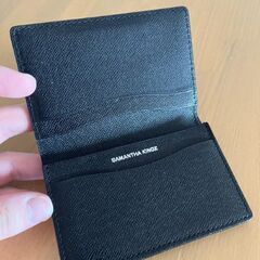 【ほぼ新品】SAMANTHA KINGZ（サマンサキングズ）レザー名刺入れの画像