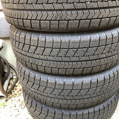アルミ付き　冬タイヤ　155/65R14の画像
