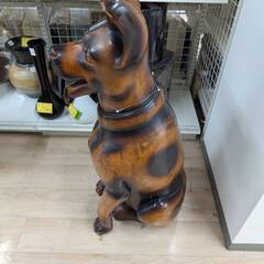 【ジャングルジャングル岸和田和泉インター店】木製置物 いぬ  和泉市 堺市 岸和田市 泉大津市 高石市 泉北郡熊取町の画像
