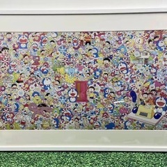 村上隆 × ドラえもん コラボ 版画 【あんなこといいな 出来たらいいな】 額装済の画像