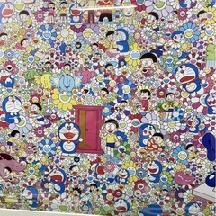 村上隆 × ドラえもん コラボ 版画 【あんなこといいな 出来たらいいな】 額装済の画像