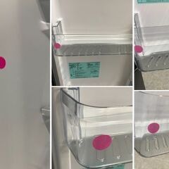 高年式!2023年製! ハイアール 2ドア冷蔵庫 148L 冷凍室61L ジャイアントフリーザー JR-SY15AR マットグレー 中古家電 店頭引取歓迎 R9814の画像