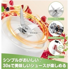 新品　ジューサー  氷も砕ける 500ml 充電式4000mAhの画像