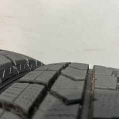 【走行短め】DUNLOP WINTER MAXX WM02 195/65R16 16インチ スタッドレス 4本 24年製 ライズ ロッキー レックス等　(KTA296)クレジットカード QRコード決済可能の画像