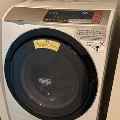 ドラム式洗濯乾燥機 日立 HITACHI
 BD-SV110B 2018年の画像
