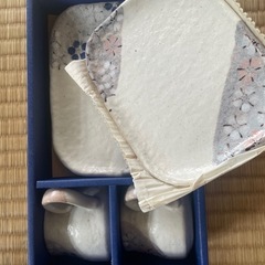 【未使用】瀬戸焼貫入陶器ヒビ入り　セット新品未使用の画像