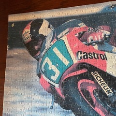 【完成済み】平忠彦 フランスグランプリ YAMA HA YZR250 ジグソーパズルの画像