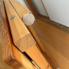 無印良品 ⭐︎パイン材テーブル・折りたたみ式の画像