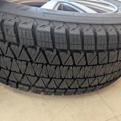 ブリヂストン　ブリザック　DM−V3 スタッドレス　2024年製　新品同様　ホイールは中古　225/60R17 PCD100の画像