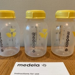 medela 母乳ボトル 3本セットの画像