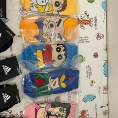 靴下　21〜23cm 新品　adidas PUMA クレヨンしんちゃんの画像