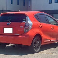 H24年式　アクア　S　社外ディスプレイオーディオ　ETC　車検満タン！の画像
