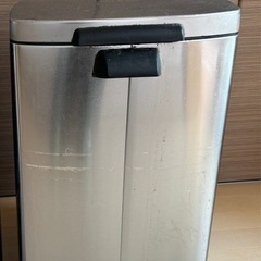 ゴミ箱 ステンレス SimpleHUMAN シンプルヒューマン シルバー フット付きの画像