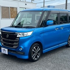 ★支払い総額 34.8万★ローン可能★スズキ スペーシアカスタムZ ターボ！車検令和8年2月！下取り、配送可能！の画像