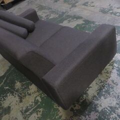 未使用/新品　在庫処分　天然木 ソファ 2人掛け　コーデユロイ　2WAY　　ダークブラウンの画像