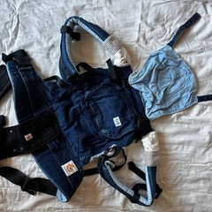 エルゴ　抱っこ紐　Leeコラボ　　新生児用インサート付きの画像