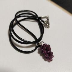 完売しました🌺天然石🔹ぶどう🍇ガーネット 葡萄 ネックレス L-1の画像
