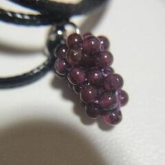 完売しました🌺天然石🔹ぶどう🍇ガーネット 葡萄 ネックレス L-1の画像