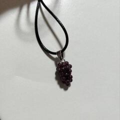 完売しました🌺天然石🔹ぶどう🍇ガーネット 葡萄 ネックレス L-1の画像