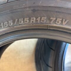 165/55Ｒ15 2本セット　ADVAN NEOVA AD008 2021年製　5分山（4ｍｍ）の画像
