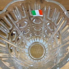 未使用　ビンテージ　60年代　Fidenza Vetraria作　イタリア製花瓶　高さ約23cmの画像
