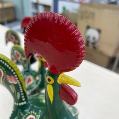 【ドリーム川西店御来店限定】鶏/置物3点セット/中古品【2003249255630142】の画像
