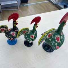 【ドリーム川西店御来店限定】鶏/置物3点セット/中古品【2003249255630142】の画像