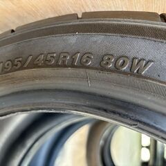 195/45R16 2本セット　ADVAN NEOVA AD008 2021年製　5分山（4ｍｍ）の画像