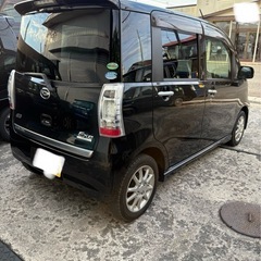 ②平成24年　タントエグゼカスタム　4WD ナビ　テレビ　ETC 車検令和9年7月　の画像