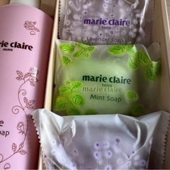 C67 【新品】 未使用 ギフトセット 化粧石鹸 固形石鹸 ボディソープ marie claire マリ・クレール ボディ洗浄料 7個セット の画像