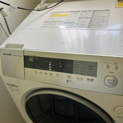 SHARP ドラム式洗濯乾燥機　
ジャンク？ 　の画像