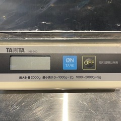 【引き取り限定】中古品　タニタ　デジタルばかり①　KD-200 2㎏の画像