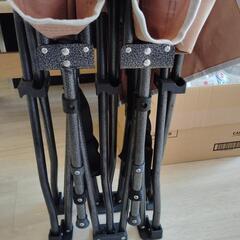 キャンプなどで活躍します。　中古　簡易ベッドの画像