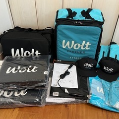 Wolt 配達グッズセットの画像