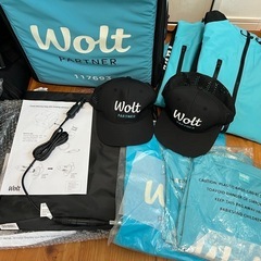 Wolt 配達グッズセットの画像