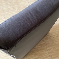☆IKEイケア ソファ クッション グレー ファブリック カバー取り外し可能 の画像