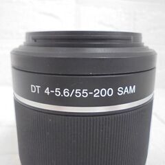 ジャンク SONY DT 55-200mm SAM f4-5.6 SAL55200-2 カメラレンズ ソニー 札幌市 白石店の画像