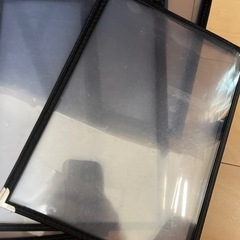 メニュー表 透明プラスチック製マルチケース9個セットの画像