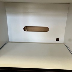 I 2507-782 食器棚 上下分割不可 固定ネジあり キズ汚れ有りの画像