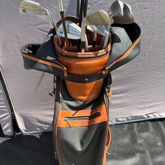 ジャンク HONMA アイアン9本 CL-905 3〜SW Big-LB280 DUNLOPキャディバッグ付 ドライバー FW UT含む 手渡し限定 ゴルフクラブセットの画像