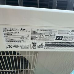 K06390 中古エアコン 三菱 2021年製 主に6畳用 冷房能力 2.2KW / 暖房能力 2.2KWの画像