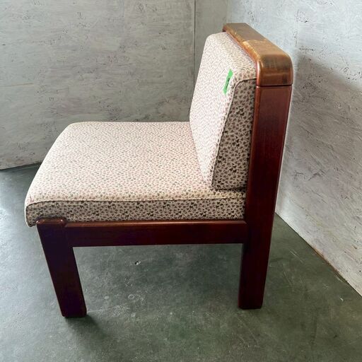 ④ 昭和レトロ カリモク ダイニングチェア 木製椅子 古家具 グレー ビンテージ ss0707_1.jpg