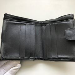 CHANEL シャネル レザー 折り財布の画像