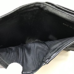 CHANEL シャネル レザー 折り財布の画像