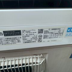 K06397 中古エアコン 三菱 2020年製 主に10畳用 冷房能力 2.8KW / 暖房能力 3.6KWの画像